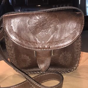 ❗️SALE❗️ Patricia Nash Hand Tooled Brown Leather